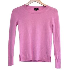 🌈 6/$60, JCrew Cashmere Sweater, Crew Neck, Pink, Size Extra Extra Small